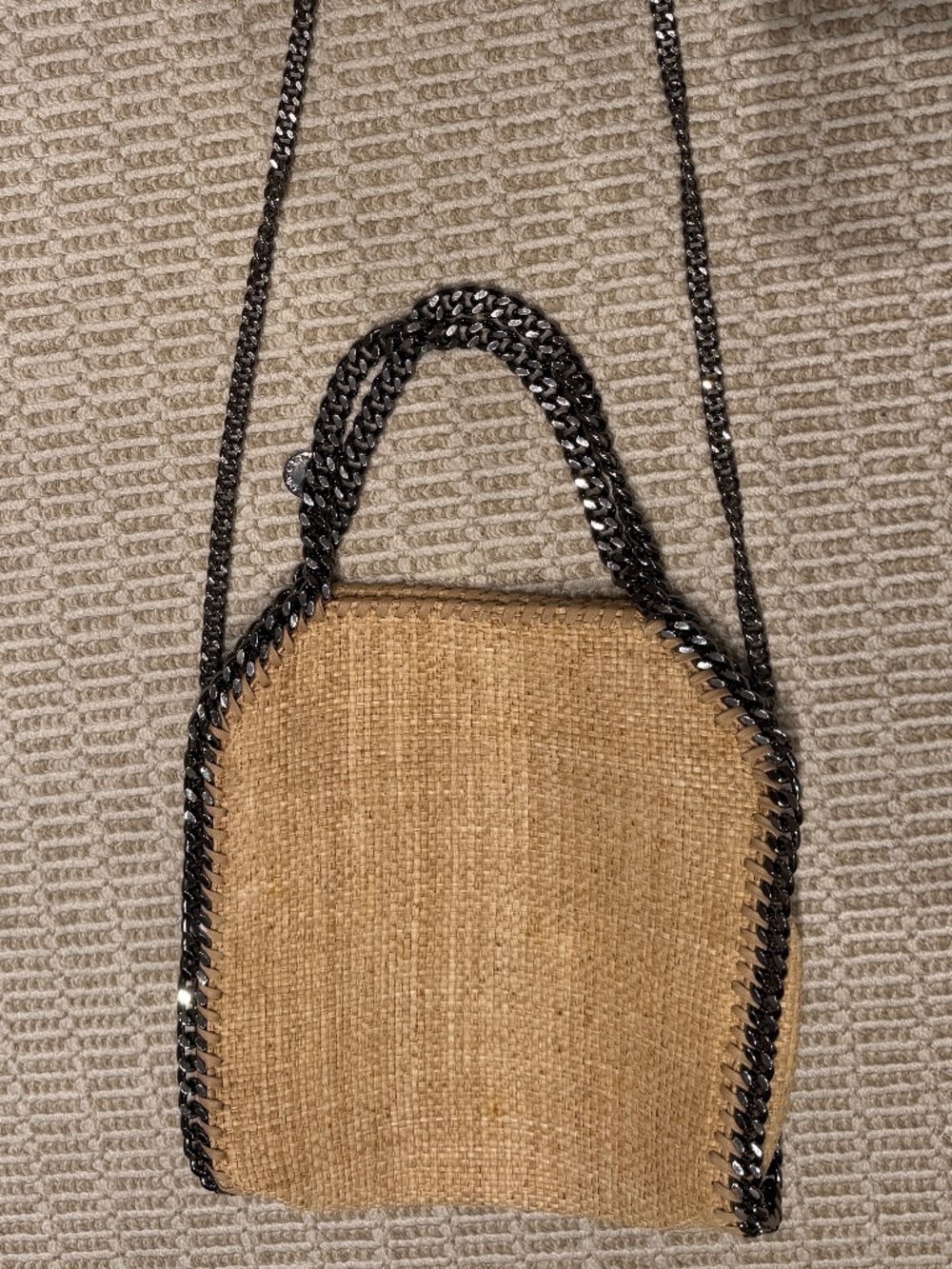 Stella McCartney Mini Falabella Bag raffia